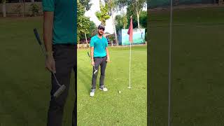 Escape from hole in one but done qualifier birdie Jalandhar golf course