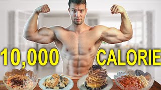 Can I Survive a 10,000 Calorie Eating Challenge? HEALTHY FOODS ONLY
