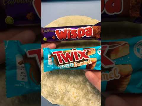 Would you try this Twix Salted Caramel & Cadbury Wispa Burrito?