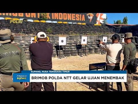 POLRESTA KUPANG KOTA GELAR UJIAN MENEMBAK TINGKATKAN PROFESIONALISME PERSONEL