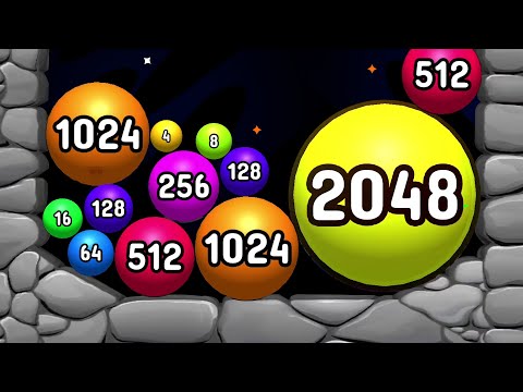 2048 Puzzle 3D - Merge Balls Game (MAX LEVEL)