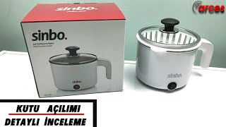 Sinbo SCO-5043 Çok Fonksiyonlu Pişirici 🍝 Fiyatı ne kadar ✔️ kutu açılımı 📦 sinb