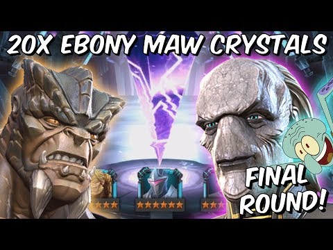 20x 6 Star Ebony Maw Cavalier Featured Crystal Opening Final Round! - Marvel Contest of Champions