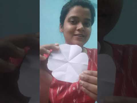 Easy paper flower making video