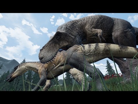 The Isle - Isla Nublar Server - Fight Event