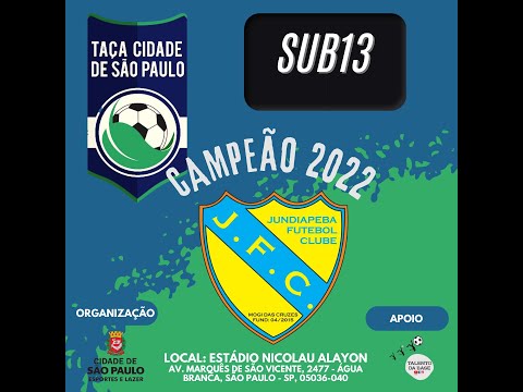 TAÇA CIDADE DE SÃO PAULO SUB13   MENINOS DA VILA RAPOSO TAVARES 0 X 2 JUNDIAPEBA FC