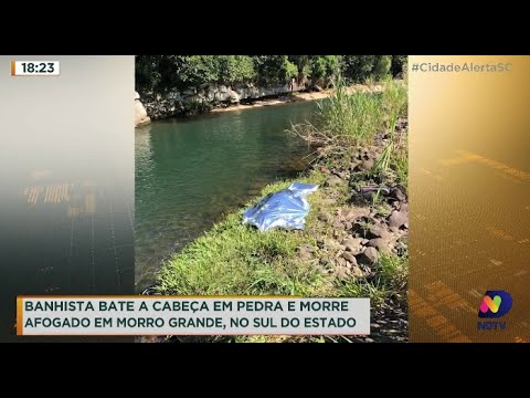 Banhista bate a cabeça em pedra e morre afogado em Morro Grande, no Sul do estado