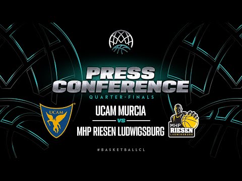 UCAM Murcia v MHP RIESEN Ludwigsburg - Press Conference | BCL 2023-24