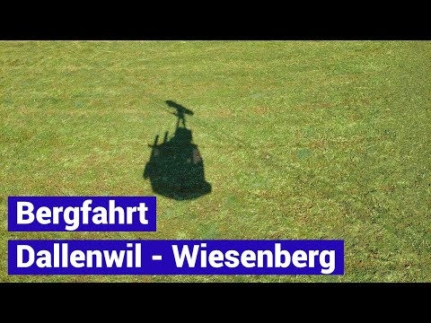 Dallenwil - Wiesenberg Luftseilbahn Bergfahrt 2024 Seilbahn téléphérique cable car