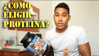 como elegir proteína en polvo según mis necesidades