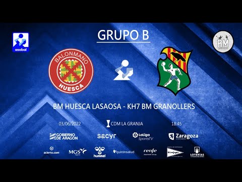 2ª Jornada Minicopa ASOBAL 3/06/2022 Grupo B. BM Huesca Lasaosa - KH-7 Granollers.