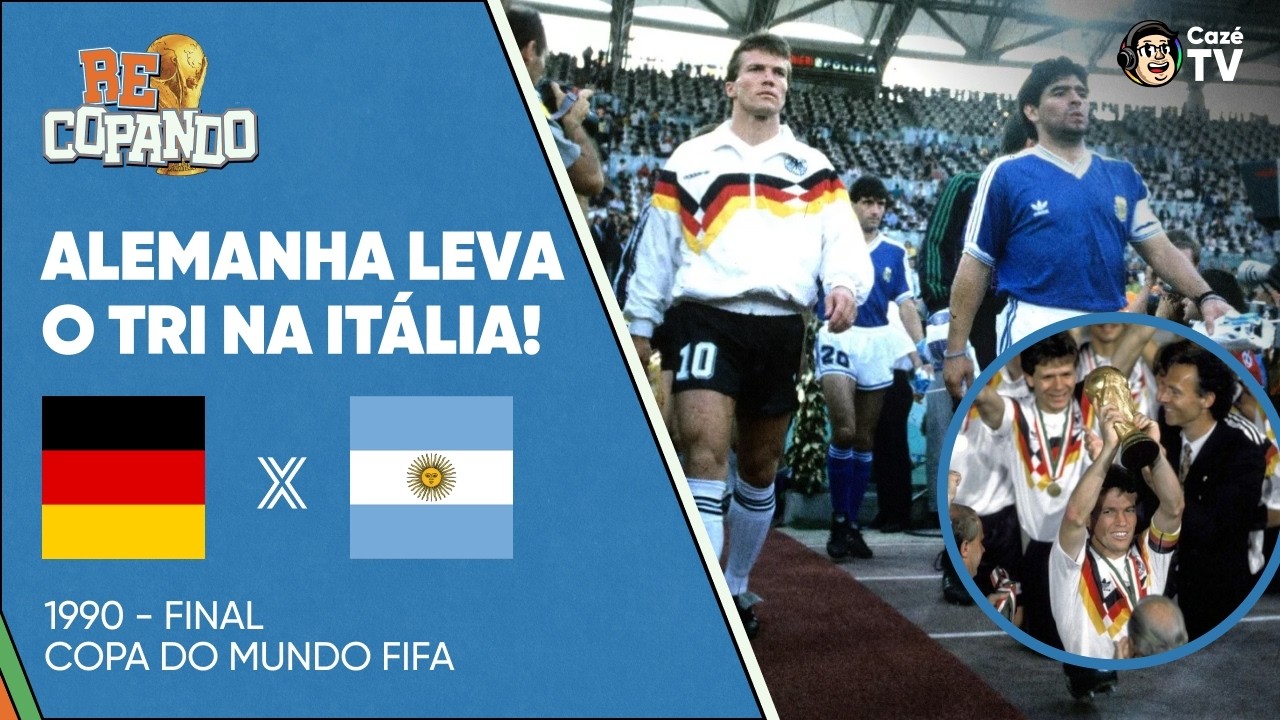 RELEMBRE ALEMANHA X ARGENTINA NA FINAL DA COPA DO MUNDO FIFA 1990 | RECOPANDO