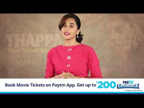 Book #Thappad tickets on Paytm