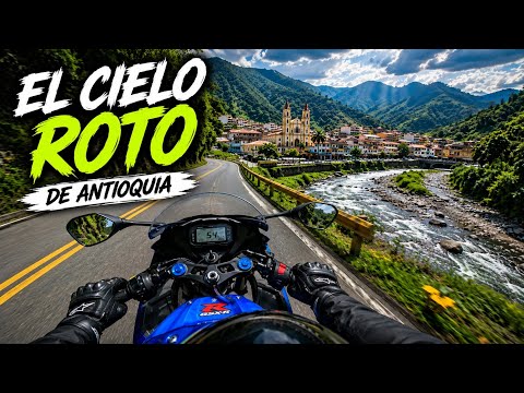 ¿POR QUÉ LE DICEN EL CIELO ROTO DE ANTIOQUIA? | Caldas Antioquia en Moto 🛵🔥
