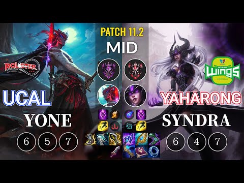 KT Ucal Yone vs JAG Yaharong Syndra Mid - KR Patch 11.2