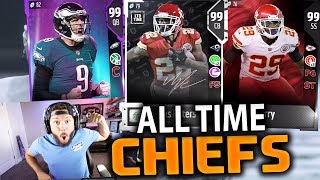 ALL TIME KANSAS CITY CHIEFS SQUAD BUILDER | MADDEN 18 GAMEPLAY