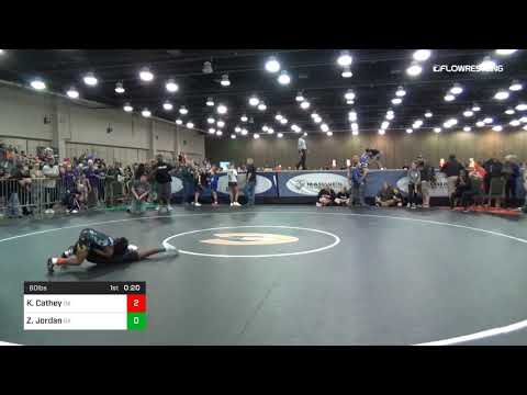 60 Lbs Quarterfinal KiMorah Cathey Team Oklahoma Vs Zoe Jordan Team Georgia