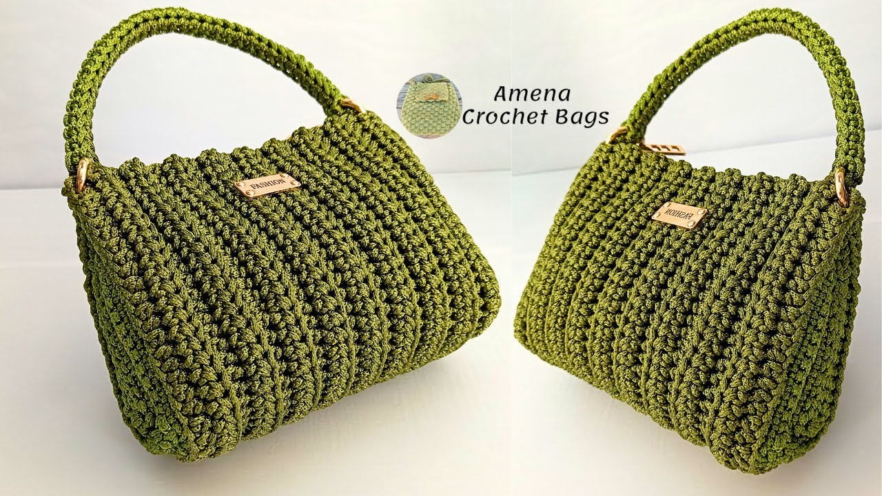 Crochet bag with a new easy and wonderful design
