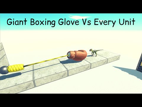 Giant Boxing Glove Vs Every Unit ARBS |Animal Revolt Battle Simulator