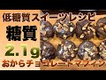 【低糖質レシピ】糖質2.1gおからのチョコレートマフィンを作ってみた結果!超優秀だった