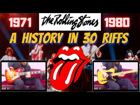 The Rolling Stones - An History in 30 Riffs (1971 - 1980) Guitar Cover