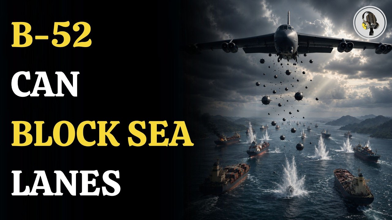 How One B-52 Bomber Can Mine an Entire Shipping Lane | WION Podcast