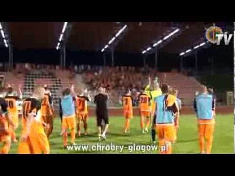 17.08.2013 skrót meczu Chrobry Głogów - Raków Częstochowa 1-0