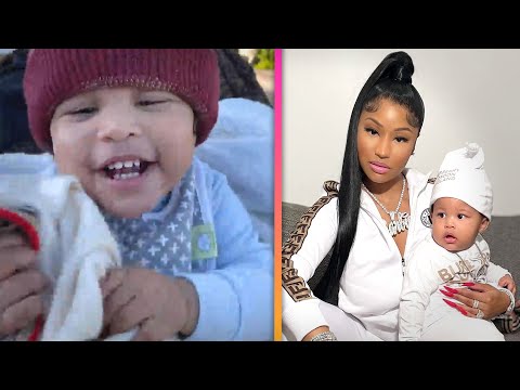 Nicki Minaj Shares RARE Videos Playing Peek-a-Boo With Her Son
