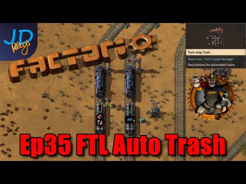 Ep35 Faster Than Light Auto Trash ⚙️ Factorio SubX ⚙️ Gameplay, Lets Play