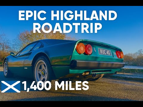 Thumbnail for Ferrari 308 GTB Road Trip - 1400 miles Through the Scottish Highlands and Yorkshire by Ferrari, Porsche, Porsche 991, Car, Nissan