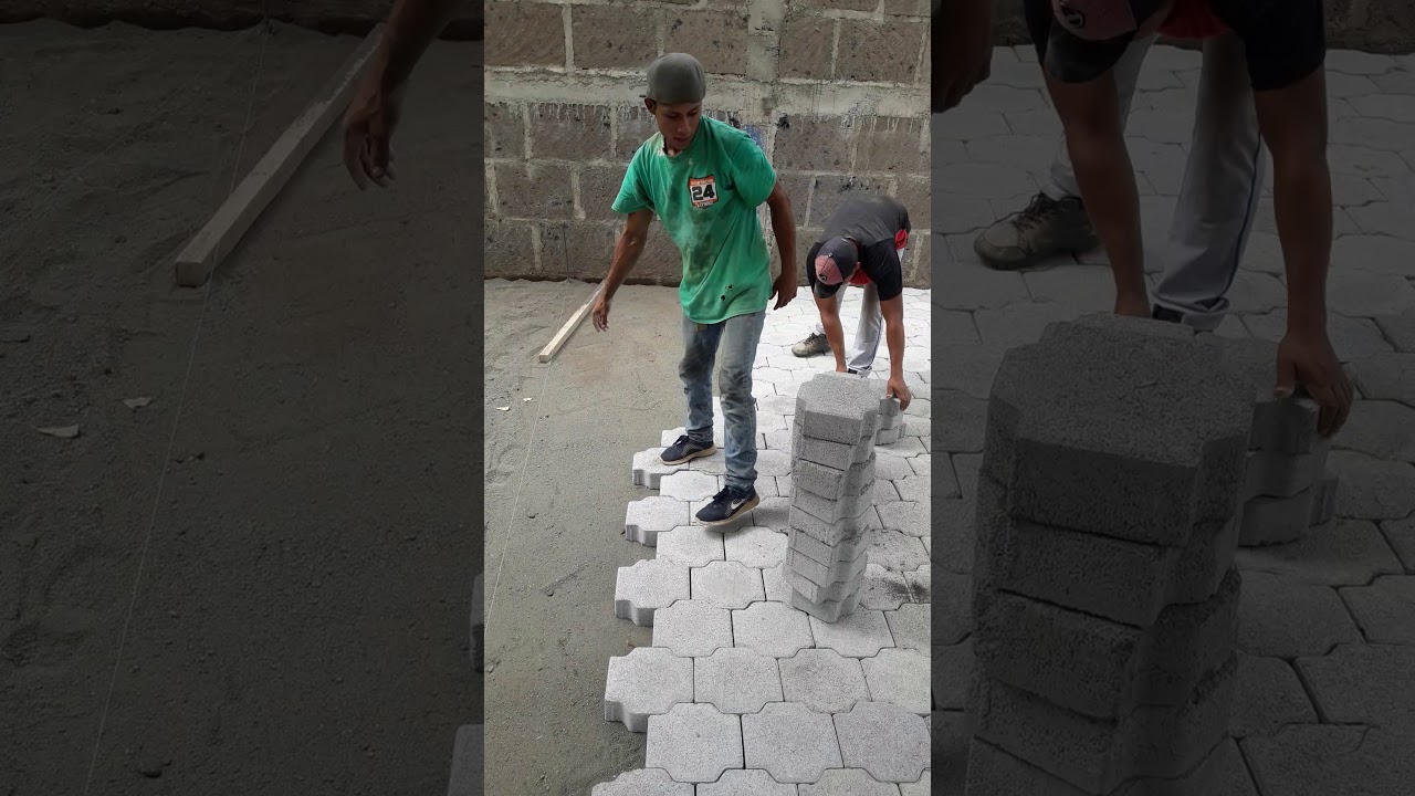 Cómo instalar adoquines