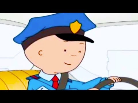 CAILLOU THE POLICEMAN | Funny Animated cartoon | Cartoon Caillou | Videos For Kids