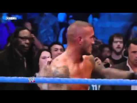 Kane attack to Randy Orton  WWE Smackdown 3 2 12