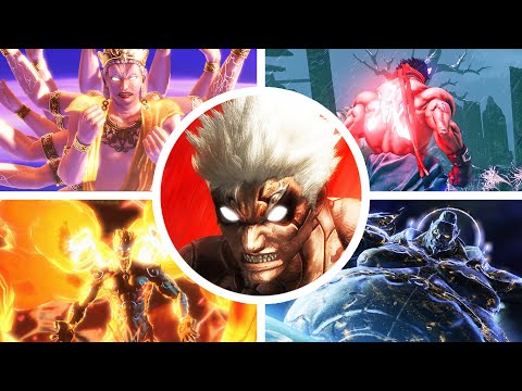 Asura's Wrath + DLC - All Bosses + Ending