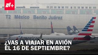 AICM suspenderá despegues y aterrizajes el 16 de septiembre por desfile aéreo militar