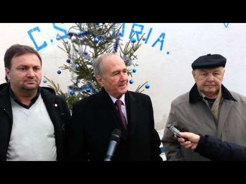 Mos Craciun si a amintit de clubul de fotbal Gloria Resita