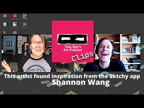 How Artist Shannon Wang found inspiration from the Sktchy app