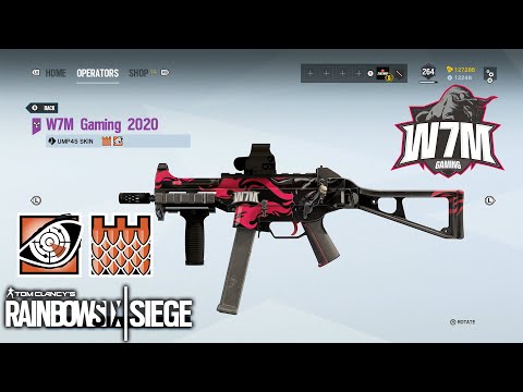 W7M Gaming 2020 Weapon Skin - Rainbow Six Siege