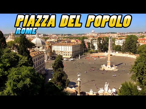 PIAZZA DEL POPOLO - Roma (4K)