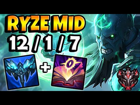 Ryze vs Pyke [ MID ] Lol Korea Grandmaster Patch 11.11 ✅