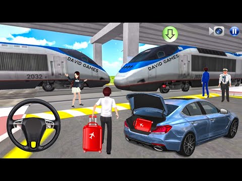Today I Use Train For Traveling - 3D Driving Class Android Gameplay - Car Driving Games 2025