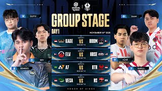 【KIC2025 グループステージDay1】日本語実況解説watch party【Honor of Kings/HoK/王者栄耀】