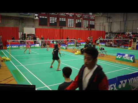 2017 Yonex Boston Open Badminton - Beiwen Jingyu x JamieHsu JamieShubandhi Part1