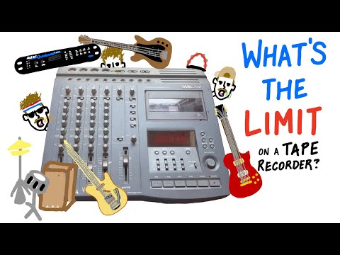 How Much Can You REALLY Record With a Cassette Portastudio? (feat. Tascam 424 mkii)