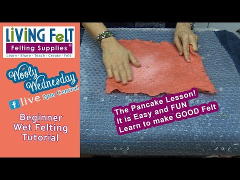 Wet Felting Tutorial: How to Wet Felt, Beginner Wet Felting Basics