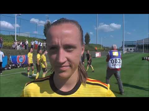 Ella Vierendeels Belgian Red Flames U19 - Schotland U19 op 02.09.2018