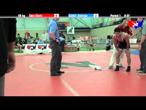 Cory Clark vs. Cashe` Quiroga at 2013 ASICS University Nationals - FS