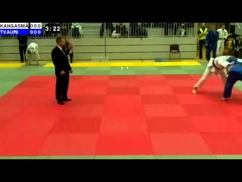 Judo U21 SM 2014: M21-66: KANGASMÄKI - TVAURI