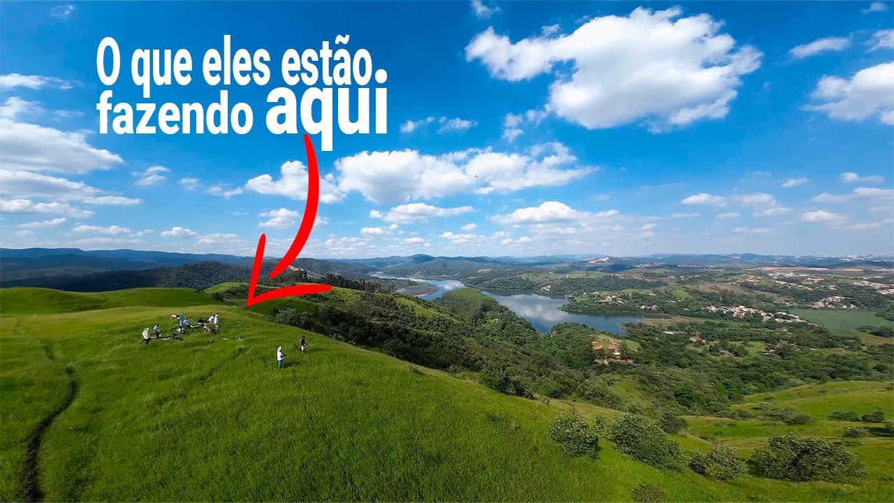 DRONE no ALTO da MONTANHA