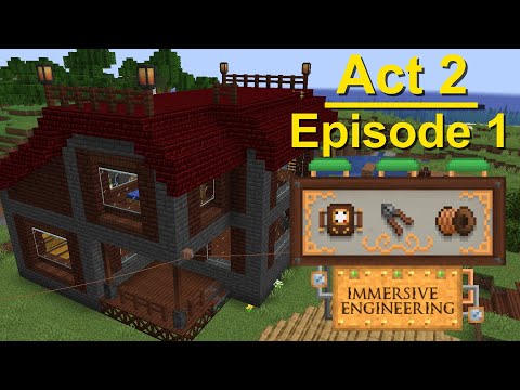 Power Crisis? Engineering Solution! | Minecraft Immersive Engineering Ep. 8